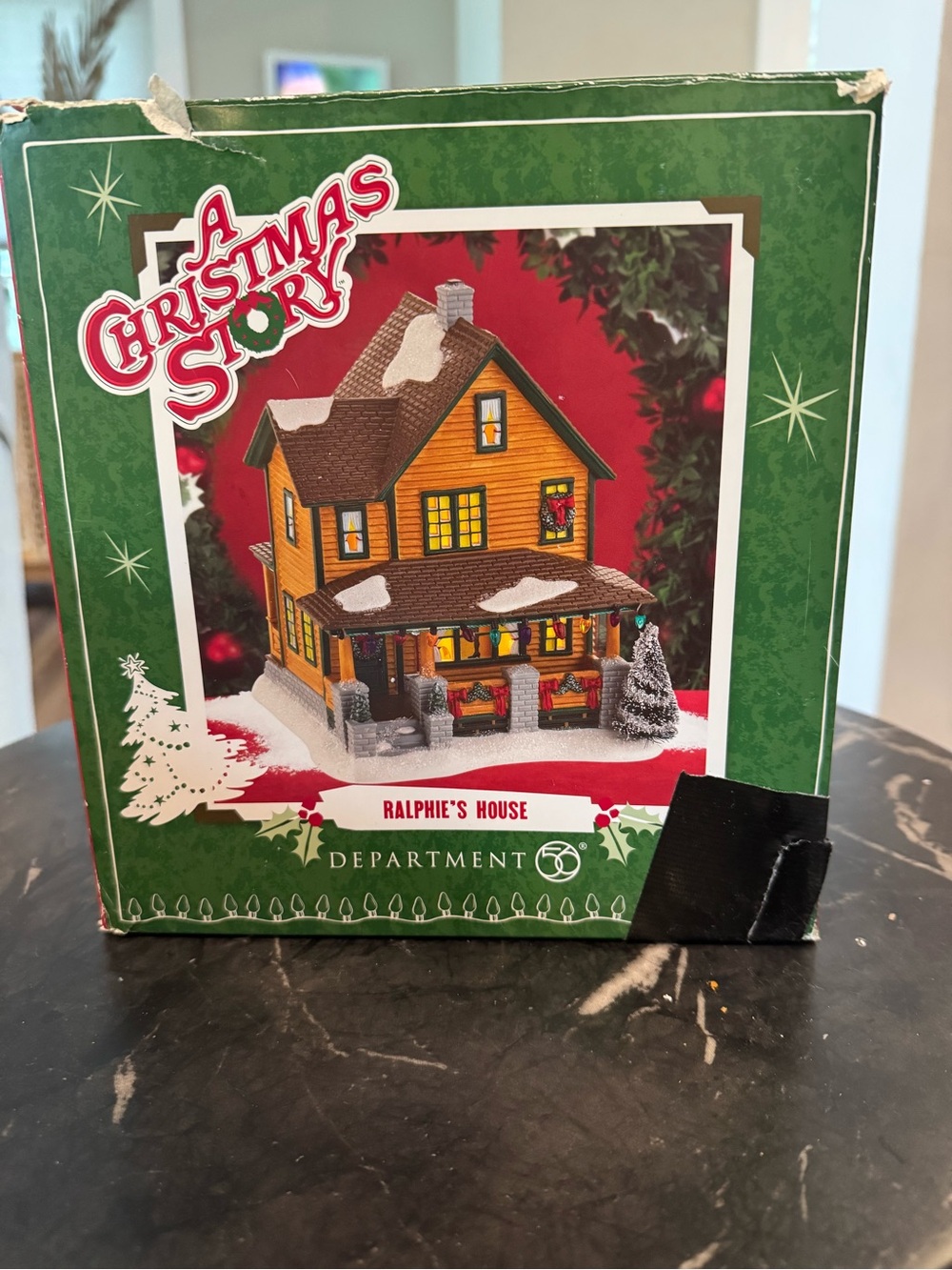 Department 56 Yellow Ralphie’s House Holiday Village Figurine